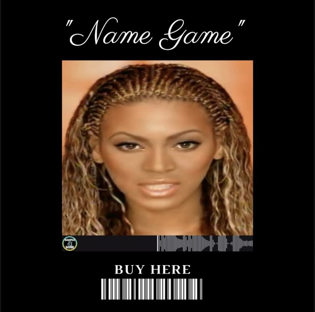 Name game album artwork