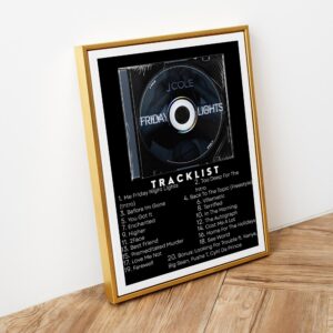 J. Cole - Friday Night Lights (CD poster)