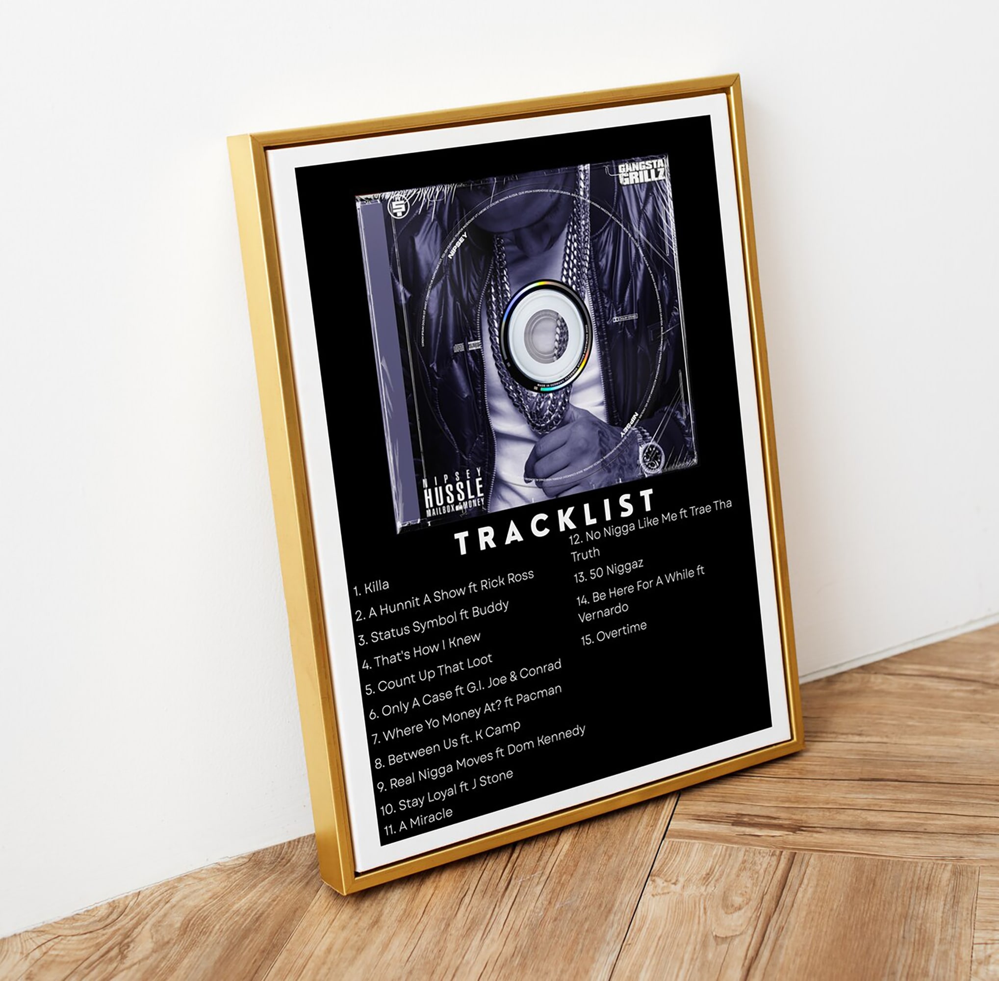 Nipsey Hussle - Mailbox Money (CD poster)